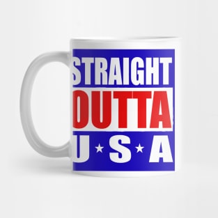 USA United States America Straight outta Mug